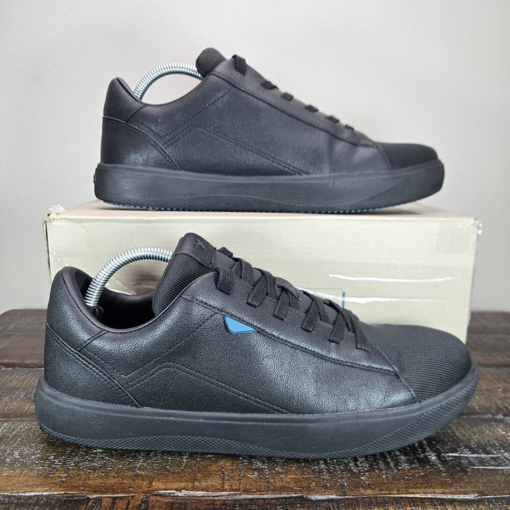 Vessi Soho Sneaker Mens Size 10 Waterproof Shoes Casual Asphalt Black Black